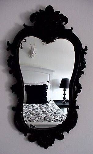 Best 10+ Black Wall Mirrors Ideas On Pinterest | Purple Kitchen For Black Vintage Mirrors (Photo 19 of 30)