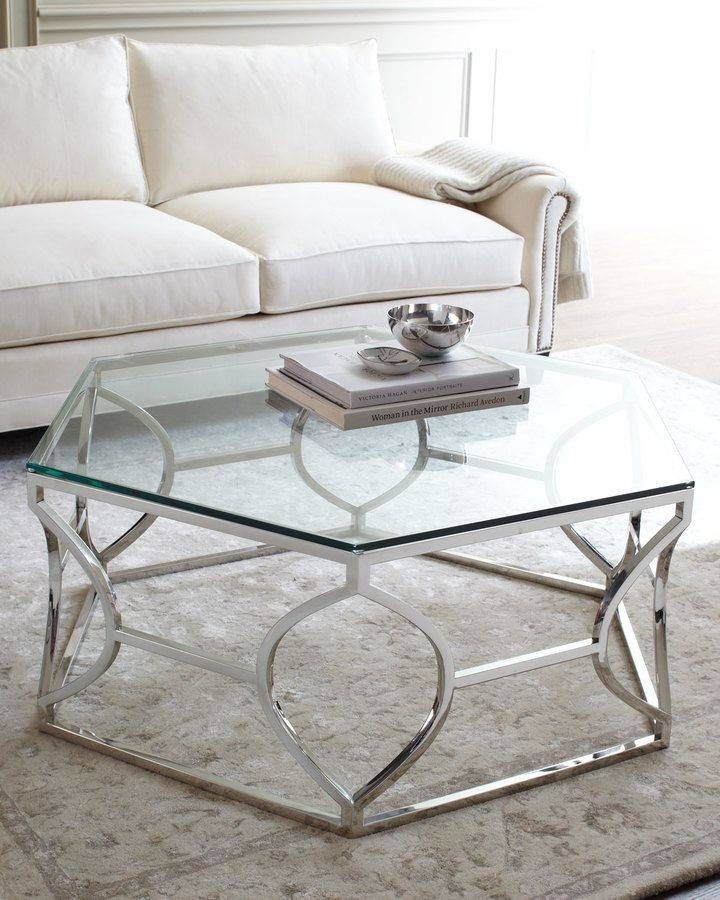 Best 10+ Glass Coffee Tables Ideas On Pinterest | Gold Glass In Occasional Tables Mirrors (View 16 of 30)