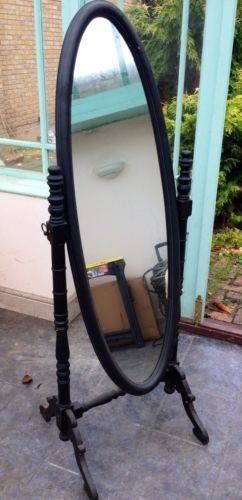 Best 25+ Black Full Length Mirrors Ideas Only On Pinterest Pertaining To Free Standing Oval Mirrors (Photo 1 of 20)