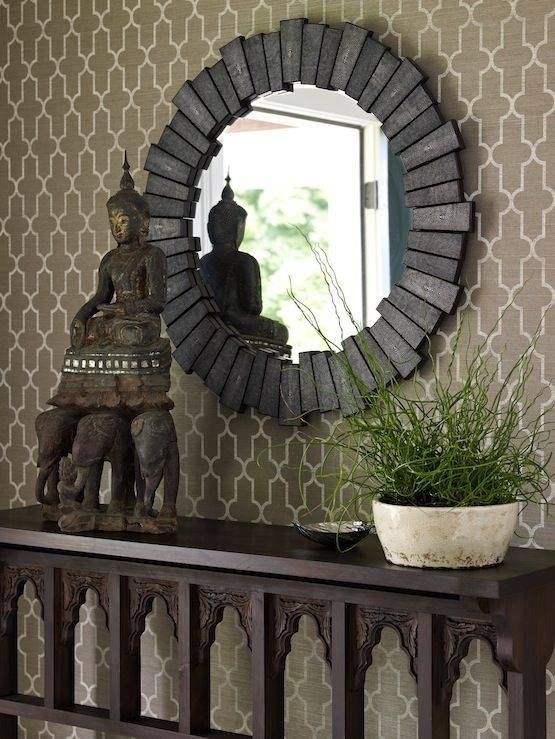 Best 25+ Black Round Mirror Ideas On Pinterest | Small Hall, Small Regarding Funky Round Mirrors (View 14 of 30)