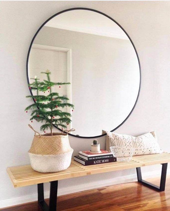 Best 25+ Black Round Mirror Ideas On Pinterest | Small Hall, Small Within Round Black Mirrors (View 16 of 20)