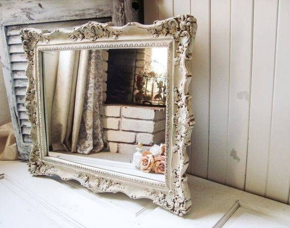 Best 25+ Distressed Mirror Ideas On Pinterest | Antiqued Mirror Within Cream Antique Mirrors (View 2 of 20)