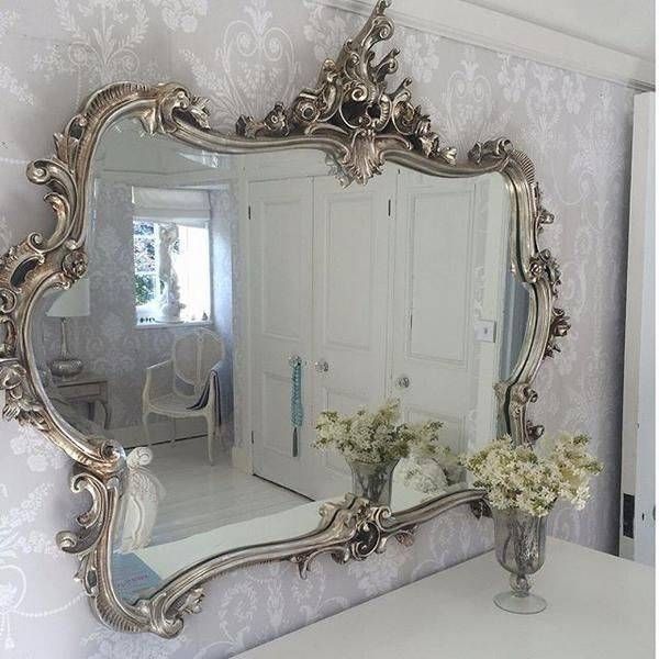 Best 25+ French Mirror Ideas On Pinterest | Antique Mirrors With Regard To Silver French Mirrors (View 3 of 20)