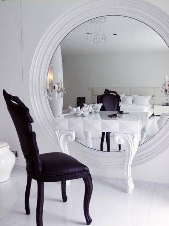 Best 25+ Large White Mirror Ideas Only On Pinterest | White Mirror With Big White Mirrors (Photo 8 of 20)