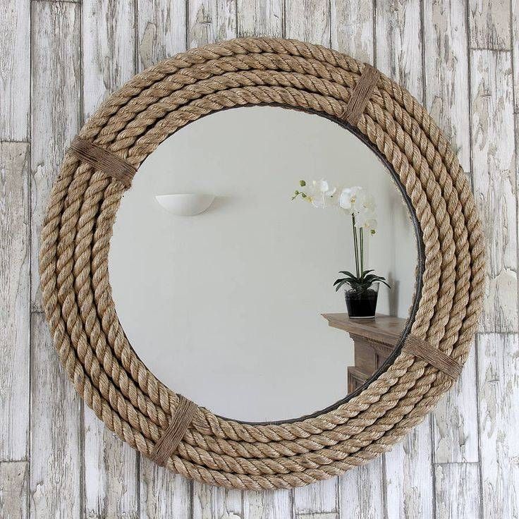 Best 25+ Rope Mirror Ideas On Pinterest | Nautical Bathroom Regarding Decorative Small Mirrors (View 16 of 20)
