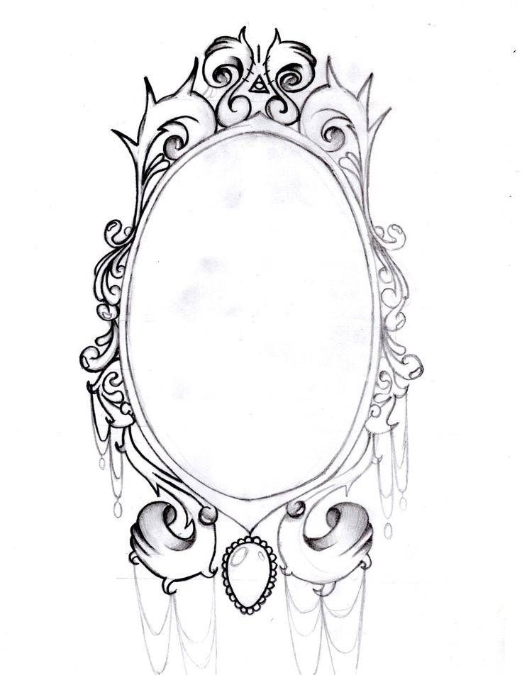 Best 25+ Vintage Mirror Tattoo Ideas On Pinterest | Mirror Tattoos Inside Black Victorian Style Mirrors (Photo 21 of 30)