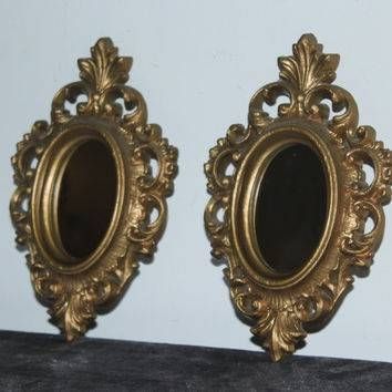 Best Ornate Wall Mirrors Products On Wanelo Pertaining To Small Gold Mirrors (Photo 13 of 20)