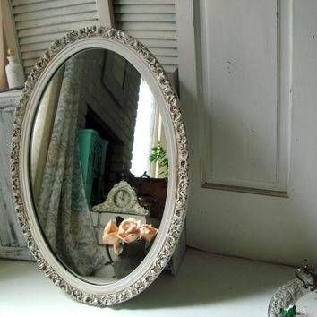 Best Shabby Chic Vintage Mirror Products On Wanelo Pertaining To Antique Cream Mirrors (Photo 14 of 20)