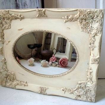 Best Shabby Chic Vintage Mirror Products On Wanelo With Cream Antique Mirrors (View 3 of 20)