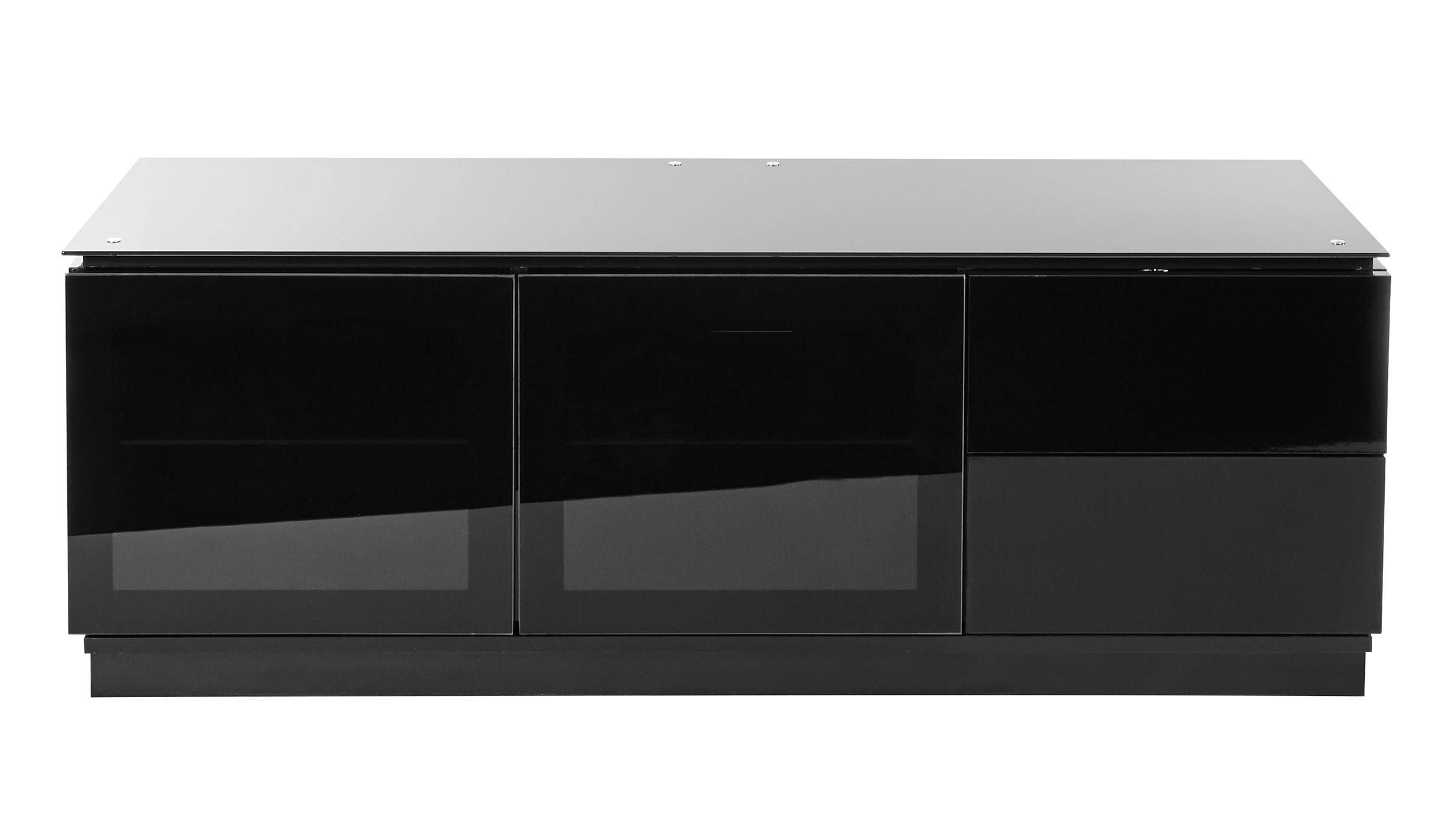 Black Gloss Tv Cabinet Up To 65" Tv | Casino Mmt C1500b With Sideboard Black Gloss (Photo 16 of 20)