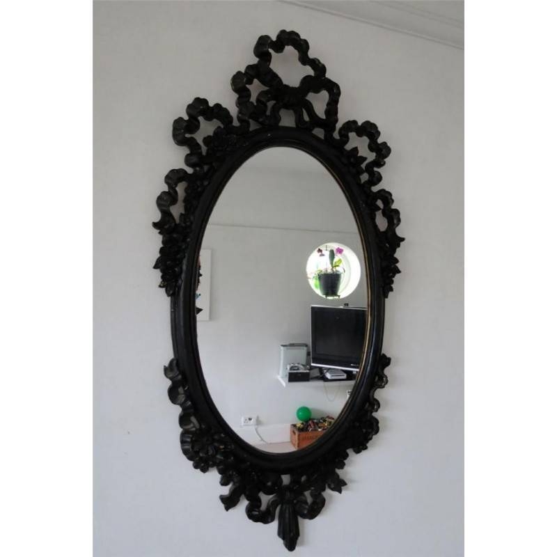 Featured Photo of  Best 20+ of Black Shabby Chic Mirrors