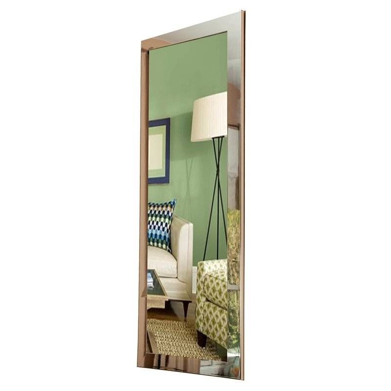 Brandtworksllc Modern Chrome Floor Mirror | Wayfair With Chrome Floor Mirrors (View 11 of 20)