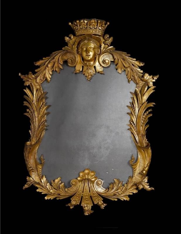 Brideshead Reflected A £150,000 Pair Of Antique Mirrors From The For Antique Mirrors (Photo 5 of 20)