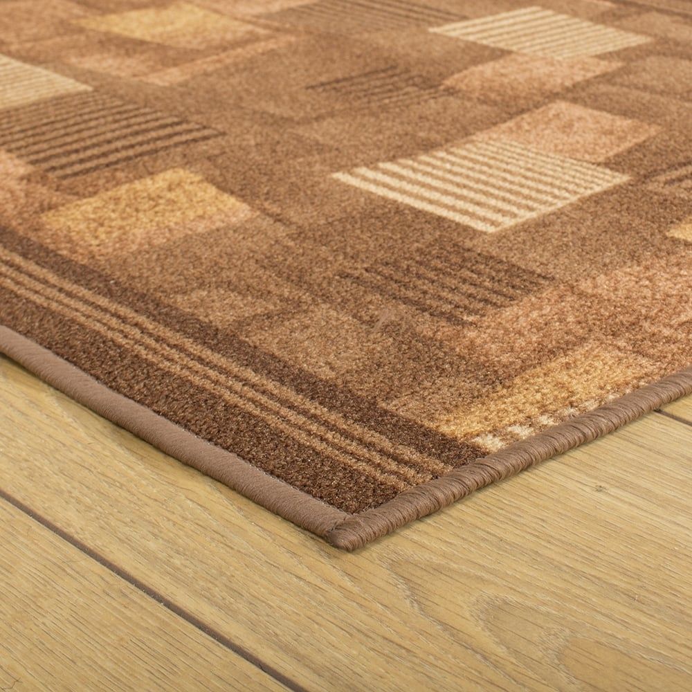 Brown Hallway Carpet Runner Bora In Hall Runners Any Length (Photo 7 of 20)