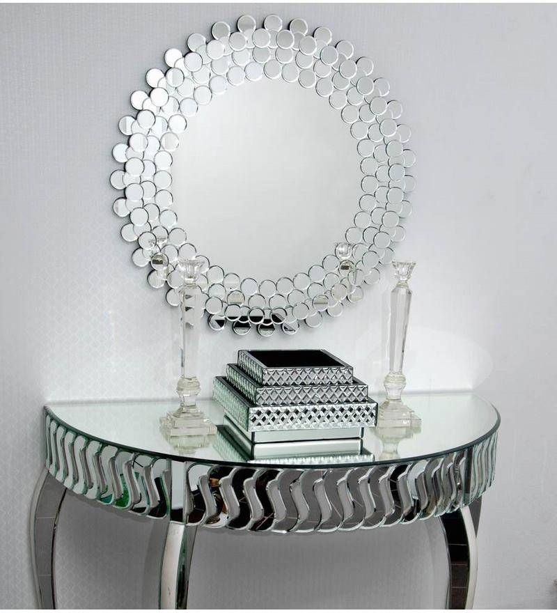 Buy Electrasy Decorative Mirror In Silverbohemiana Online Within Pretty Mirrors For Walls (Photo 2 of 30)