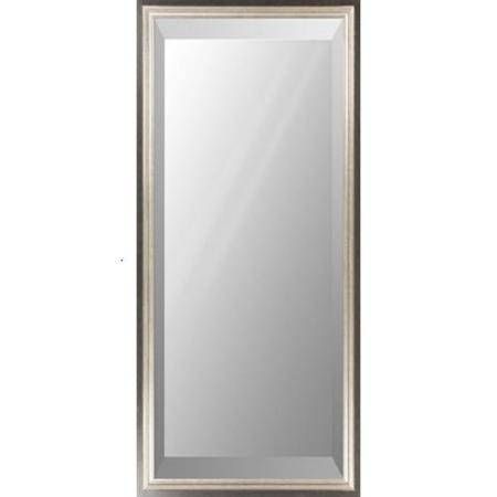 Buy Woodland Import 92757 Wooden Beveled Rectangular Design Mirror With Regard To Black Bevelled Mirrors (View 12 of 20)