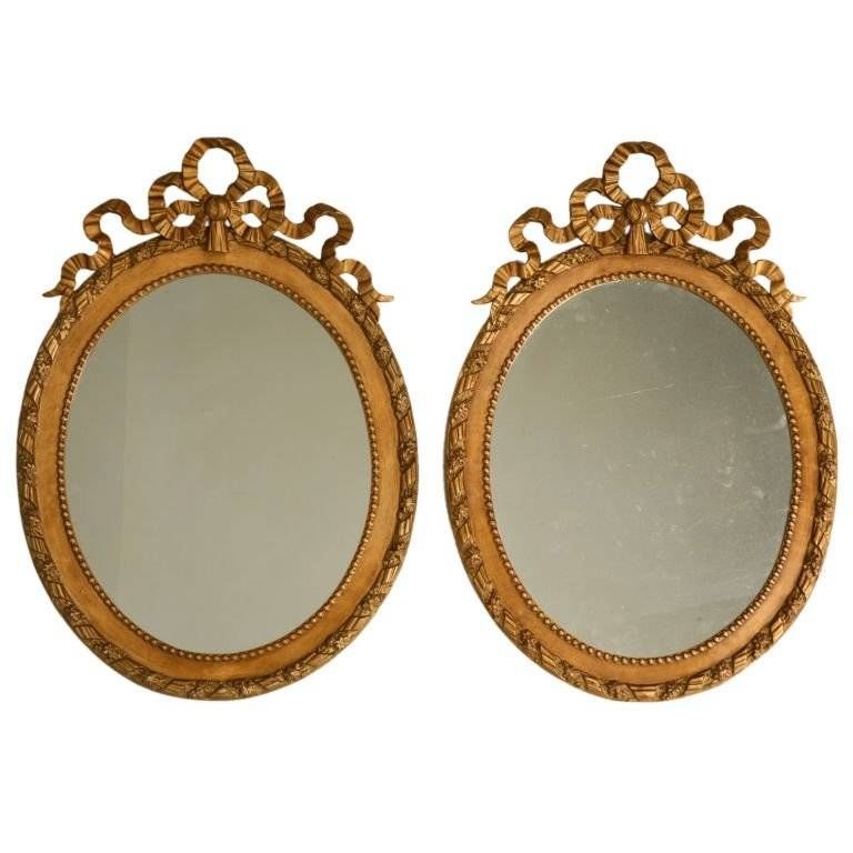 C.1860 Pair Of Antique French Carved And Gilded Mirrors/frames At Inside Gilded Mirrors (Photo 17 of 20)