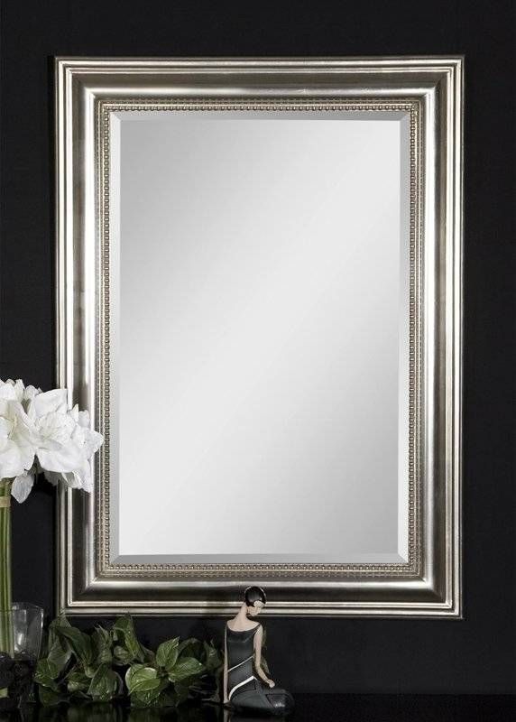 Campbell Rectangle Oversized Wall Mirror & Reviews | Joss & Main With Rectangular Silver Mirrors (View 25 of 30)