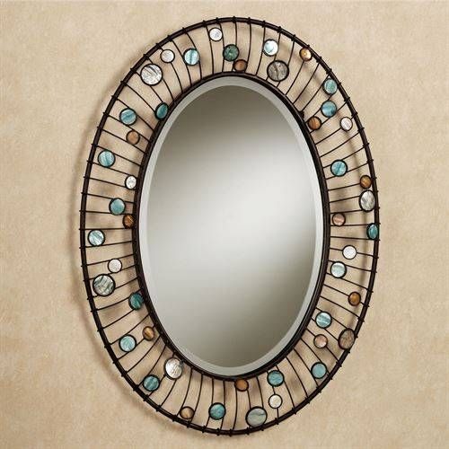 Capizia Oval Wall Mirror Regarding Oval Wall Mirrors (View 11 of 20)