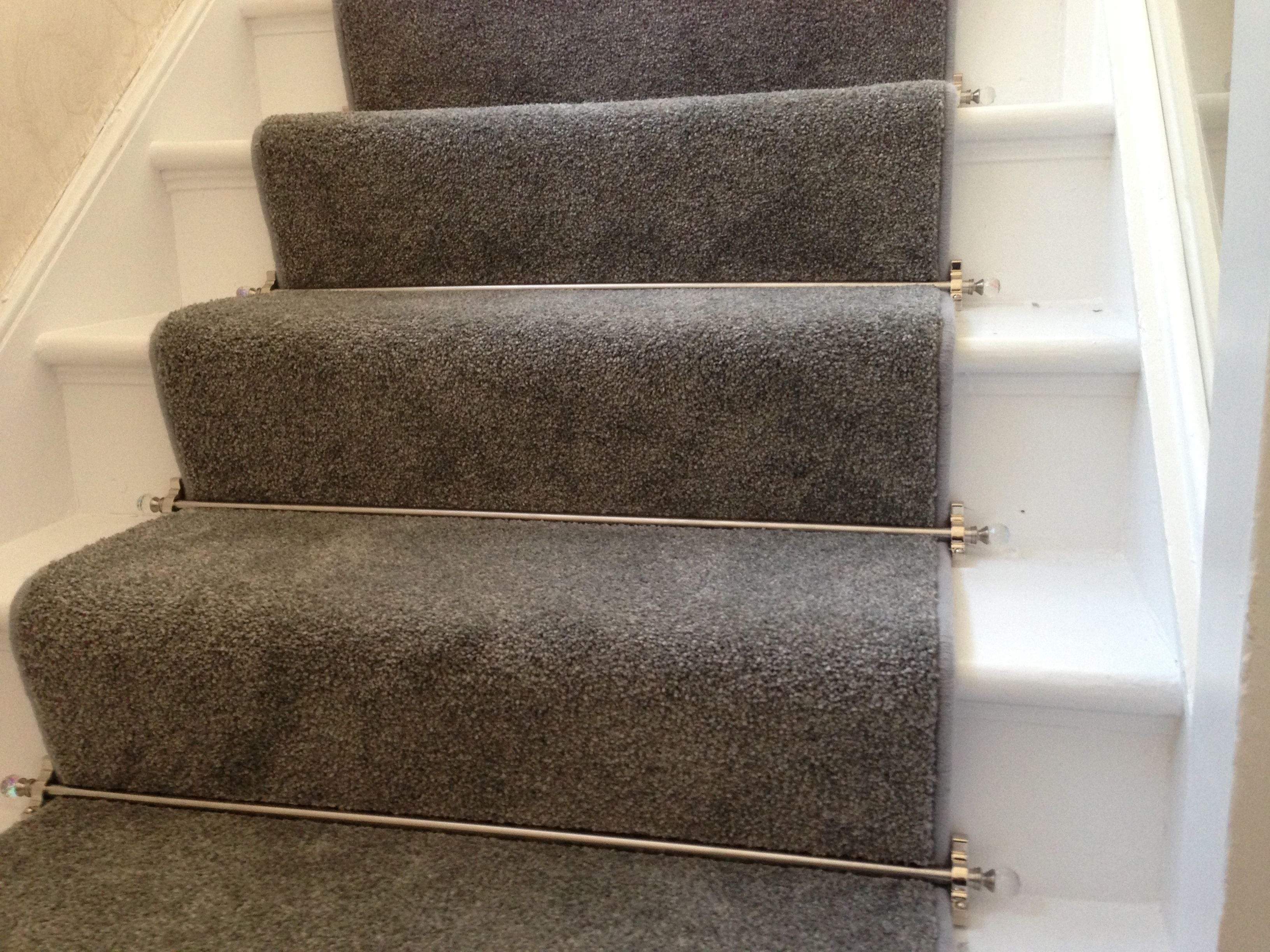Carpet Runner For Stairs Within Stair Tread Carpet Bars (Photo 2 of 20)
