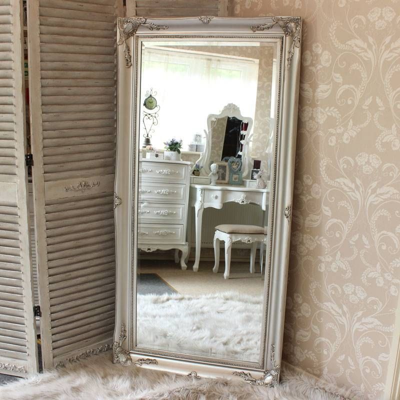 Carved Floor Mirrors For Living Room – Carameloffers Within Free Standing Silver Mirrors (Photo 9 of 30)
