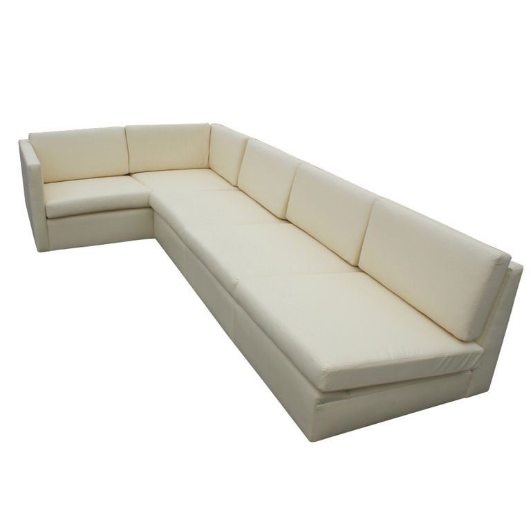 Charles Pfister For Knoll L Shaped Leather Sectional Sofa For Sale For Leather L Shaped Sectional Sofas (View 15 of 15)