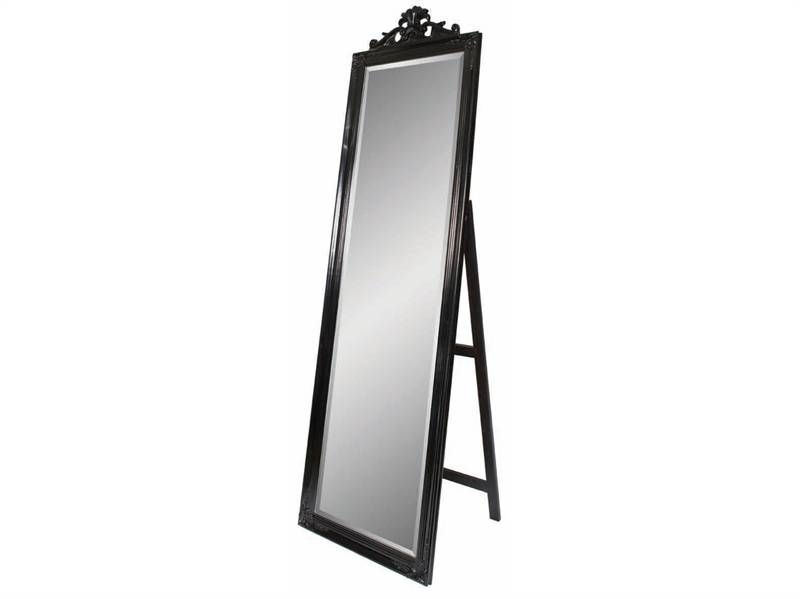 Chatelle Black Freestanding Mirror In Free Standing Black Mirrors (Photo 1 of 30)