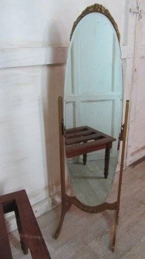 Cheval Dressing Mirror – Foter Regarding Free Standing Antique Mirrors (Photo 3 of 30)
