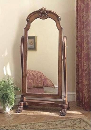 Cheval Mirror With Free Standing Antique Mirrors (View 4 of 30)