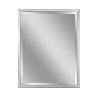 Chrome – Bathroom Mirrors – Bath – The Home Depot Within Chrome Wall Mirrors (View 11 of 20)