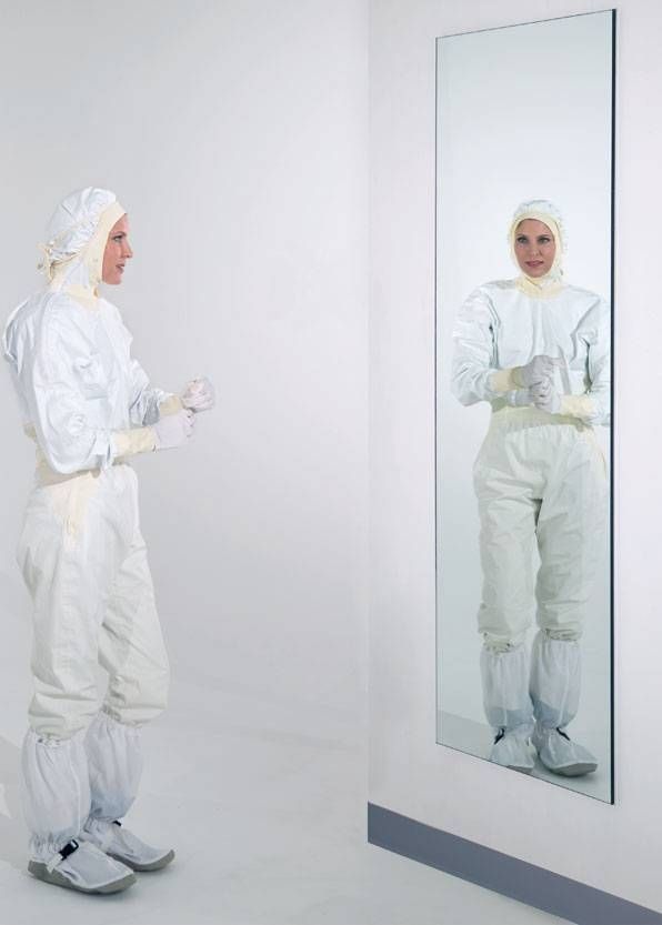 Cleanroom Mirrors From Terra Universal – Gowning Room Furnishings Inside Long Frameless Mirrors (Photo 5 of 20)