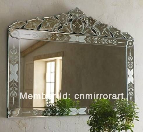 Compare Prices On Etched Wall Mirrors  Online Shopping/buy Low Within Venetian Wall Mirrors (View 12 of 20)