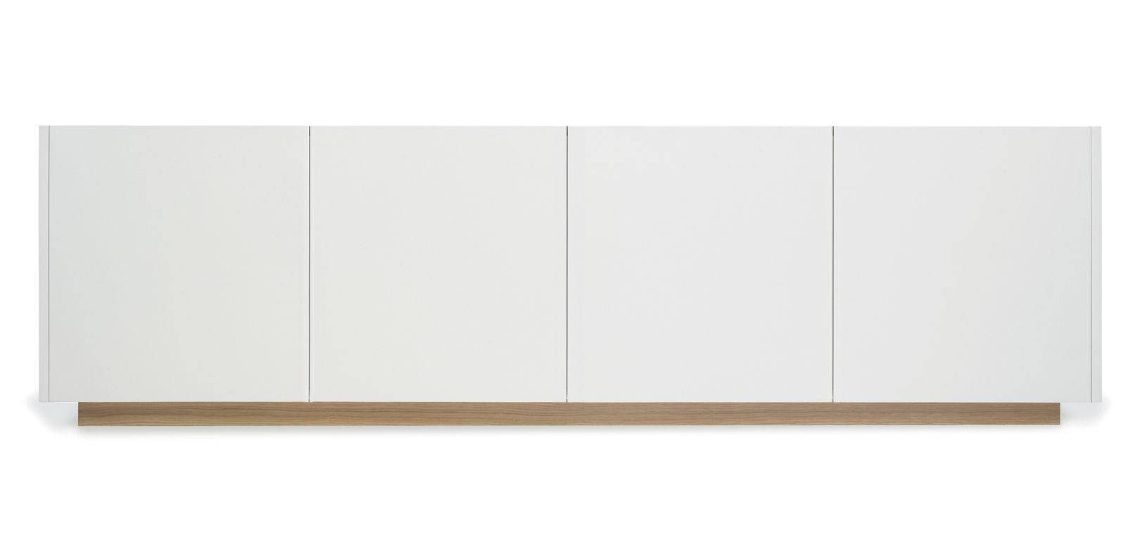 Contemporary Sideboard / Wooden / Lacquered Wood – Asidesimon In White Contemporary Sideboard (View 9 of 20)