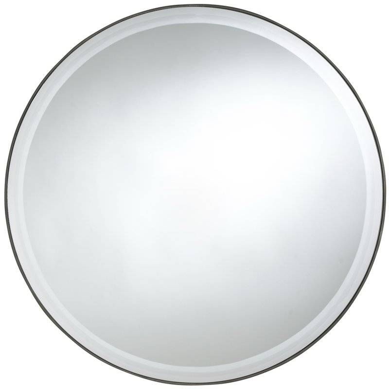 Cooper Classics Seymour Round Mirror & Reviews | Wayfair For Round Black Mirrors (View 11 of 20)