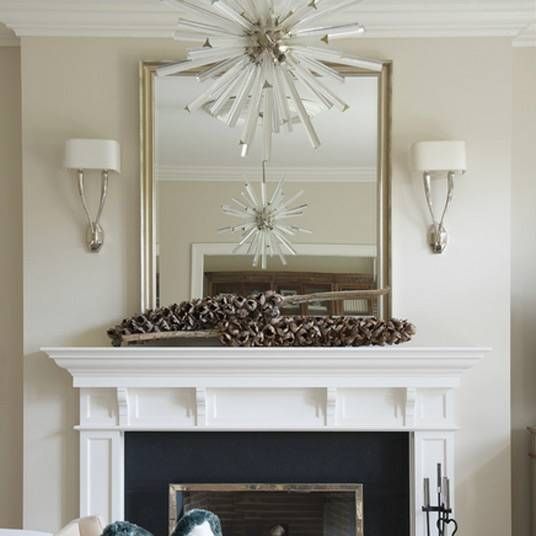 Custom Sized Mirror Over Fireplace Mantle Pertaining To Above Mantel Mirrors (Photo 12 of 20)