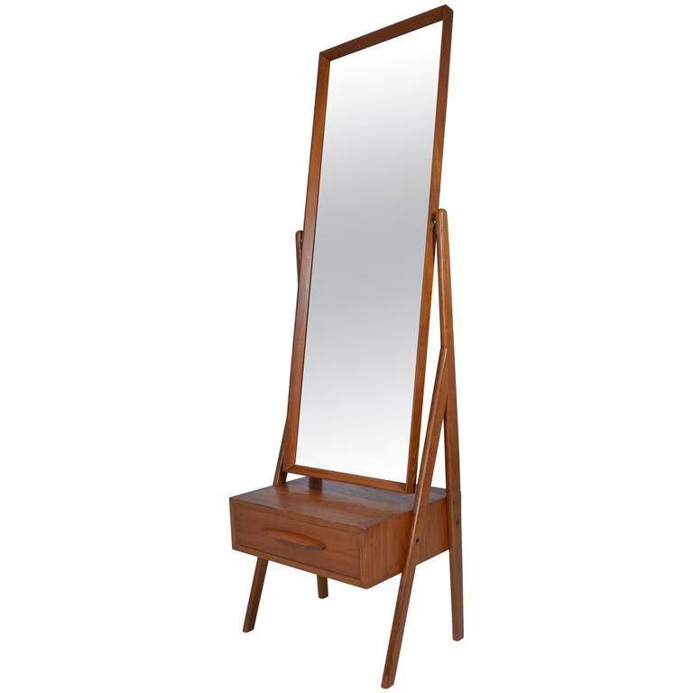 Danish Modern Cheval Mirrorarne Vodder, Circa 1960s For Sale For Modern Cheval Mirrors (View 2 of 20)