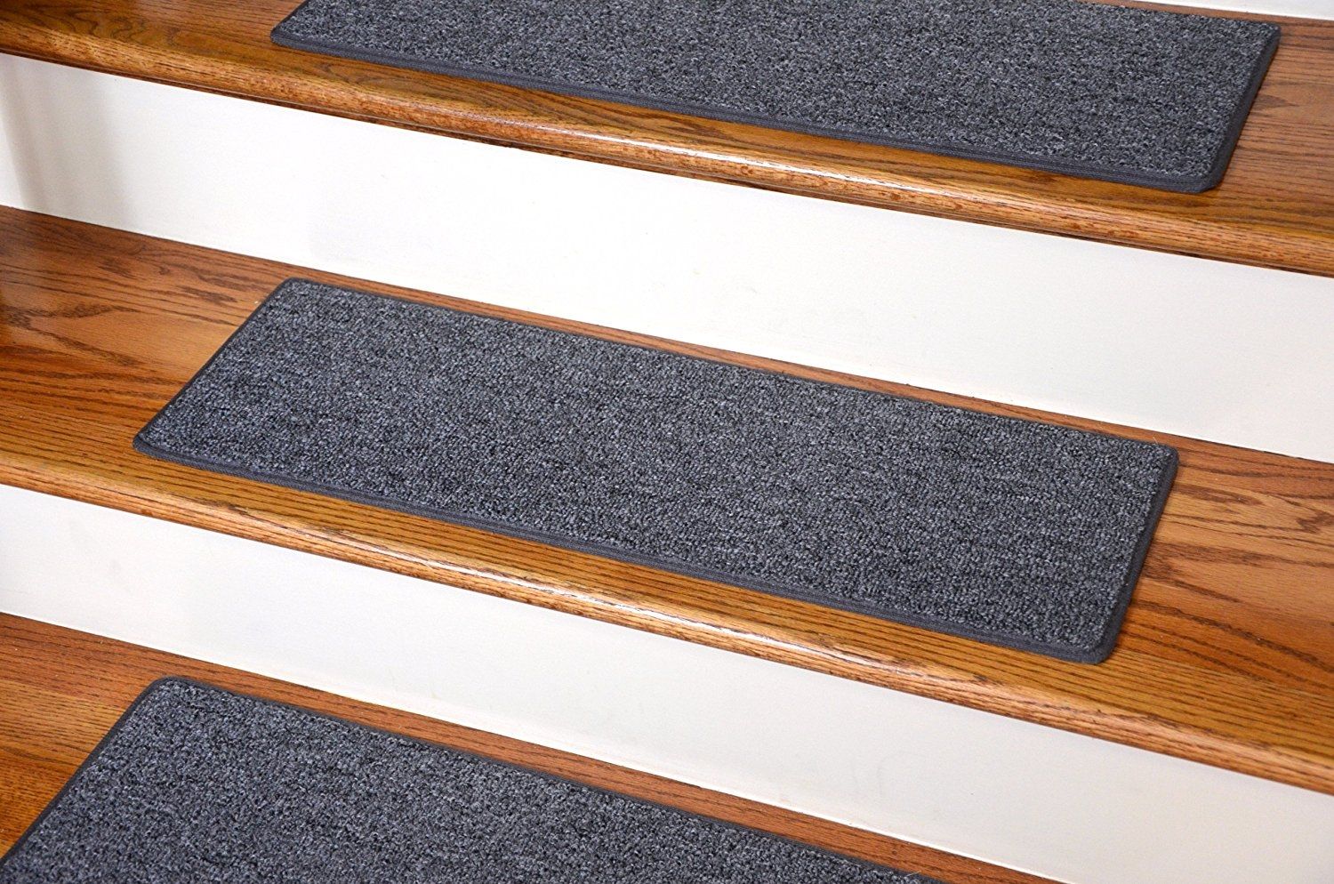 Dean Non Slip Tape Free Pet Friendly Diy Carpet Stair Treadsrugs In Diy Stair Tread Rugs (View 9 of 20)