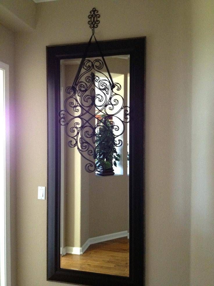 Decorative Mirror Hangers – Shopwiz For Wrought Iron Full Length Mirrors (Photo 19 of 20)