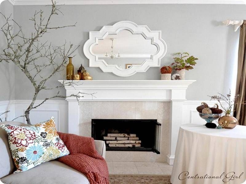 Decorative Mirrors For Above Fireplace With Decorating The Inside Above Mantel Mirrors (Photo 14 of 20)