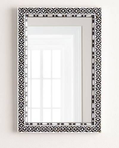 Decorative Wall Mirrors & Floor Mirrors At Horchow Throughout Black Victorian Style Mirrors (View 25 of 30)
