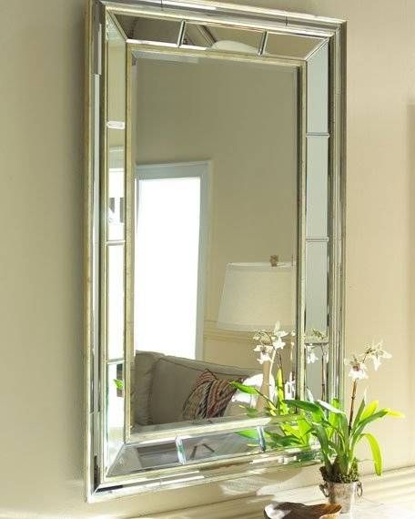 Decorative Wall Mirrors & Floor Mirrors At Horchow Throughout Large Glass Bevelled Wall Mirrors (View 3 of 20)