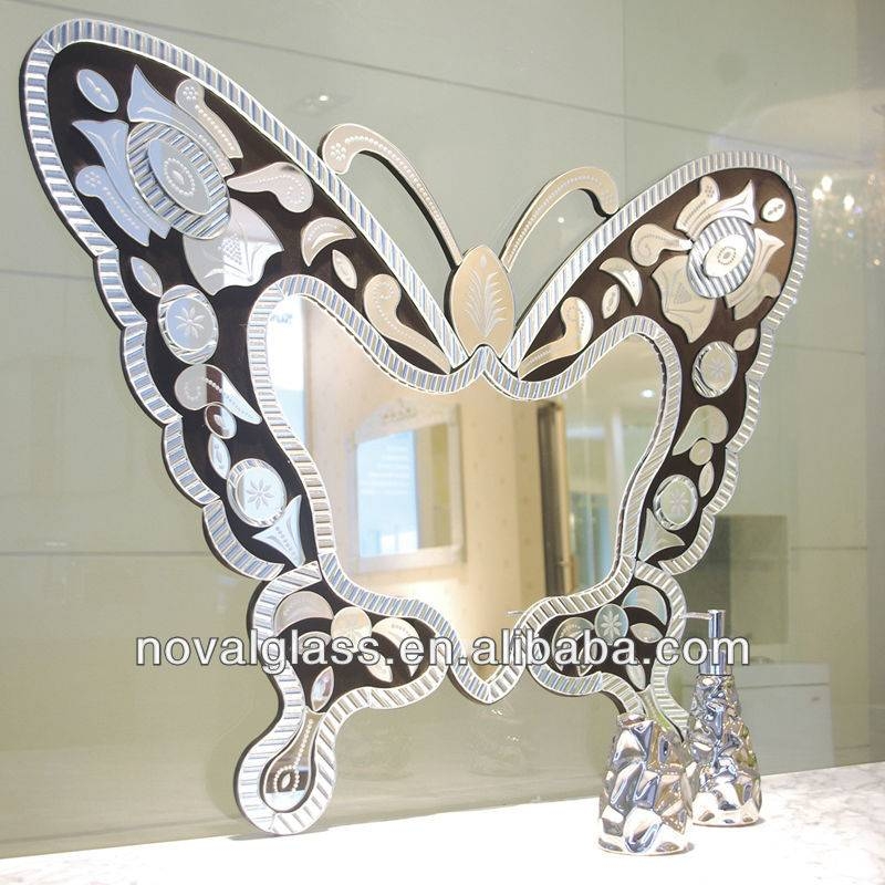 Featured Photo of Top 20 of Butterfly Wall Mirrors