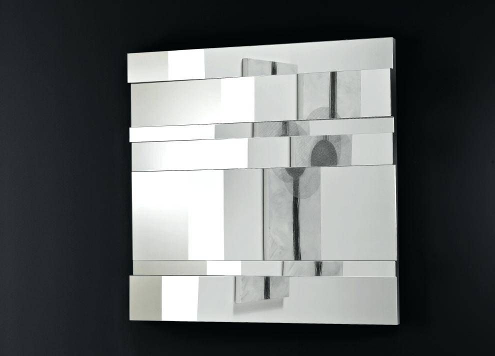 Designer Wall Mirrors Contemporary Best Setmodern Black Mirror Throughout Large Contemporary Mirrors (Photo 18 of 30)