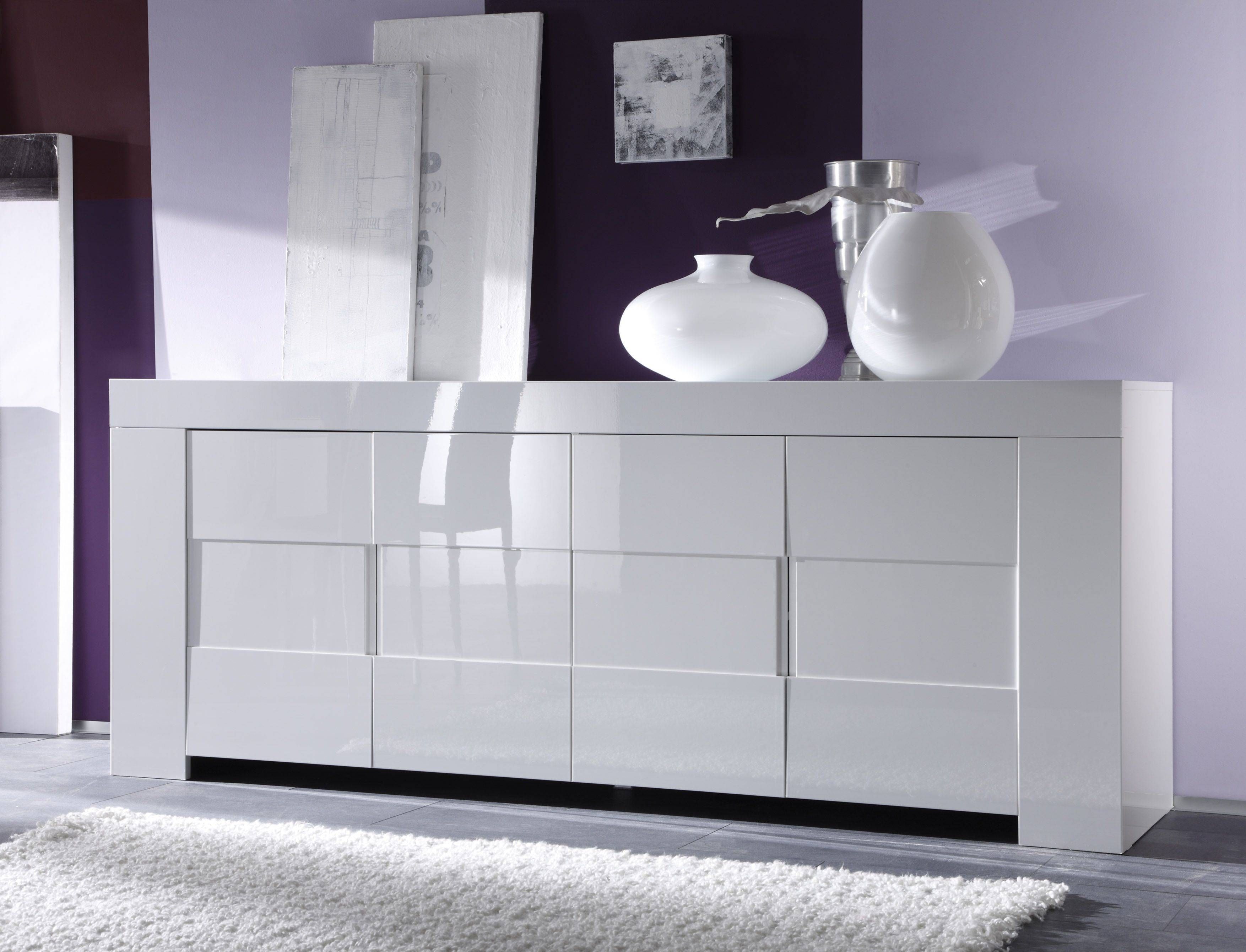 Dining Room Buffets Kitchen Sideboards Server And Storage Units Pertaining To Cheap White High Gloss Sideboard 