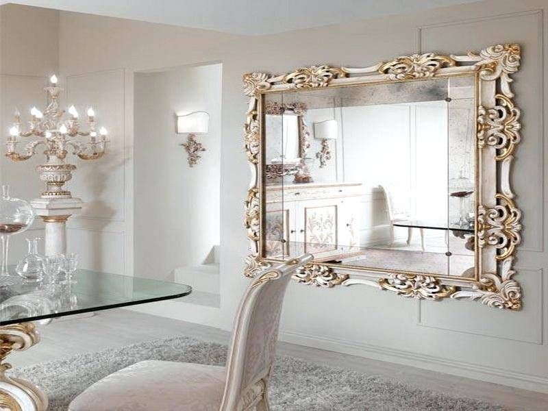 Dining Room Mirrors How High To Hang A Mirror Ehowlarge Wall Long Throughout Long Decorative Mirrors (Photo 9 of 30)