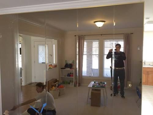 Diy Project – Removing Floor To Ceiling Mirrors From A Wall In Our With Ceiling Mirrors (Photo 14 of 20)