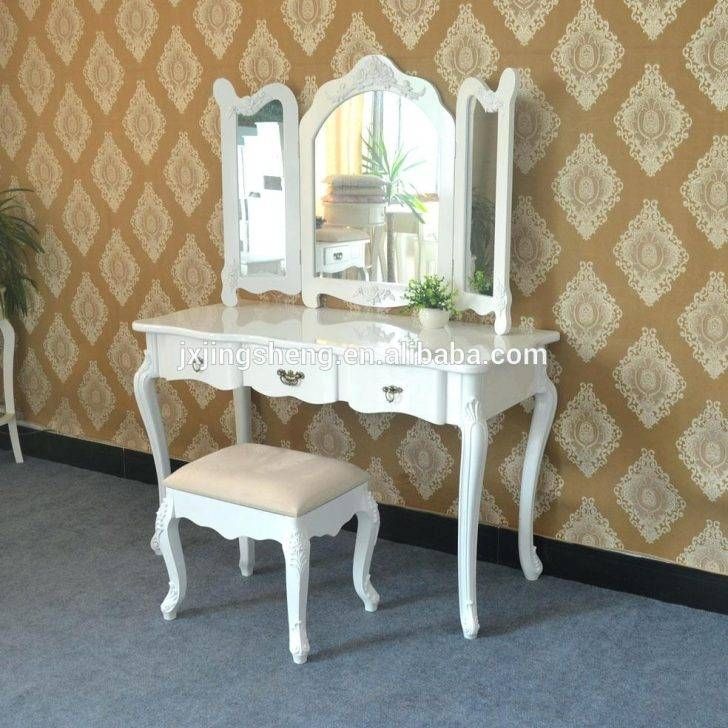 Dressing Table With Mirror White – Amlvideo Within Decorative Dressing Table Mirrors (Photo 13 of 20)