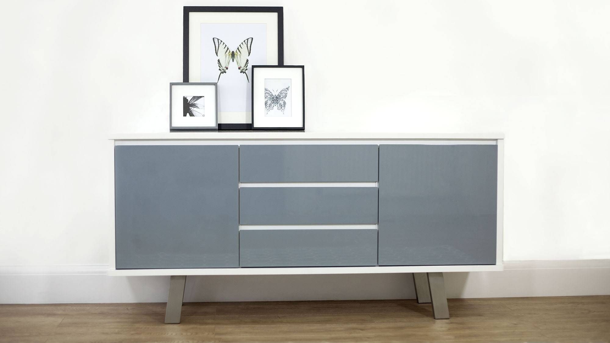 Featured Photo of 20 Photos Grey Gloss Sideboard