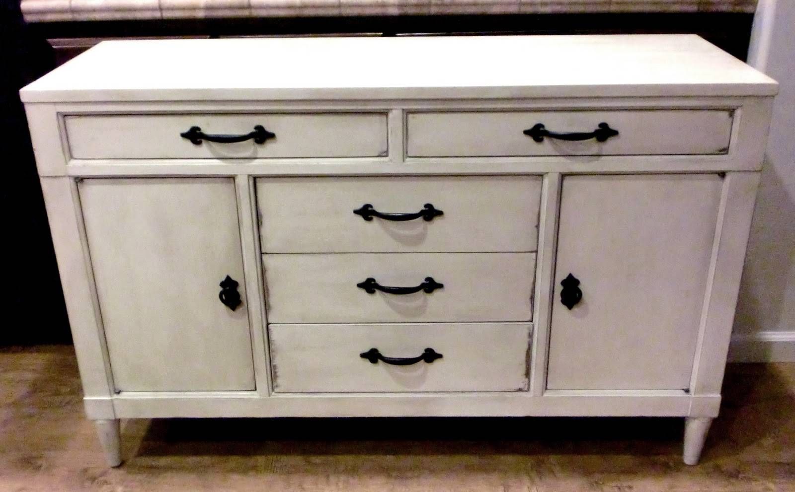 Featured Photo of 20 The Best White Distressed Sideboard