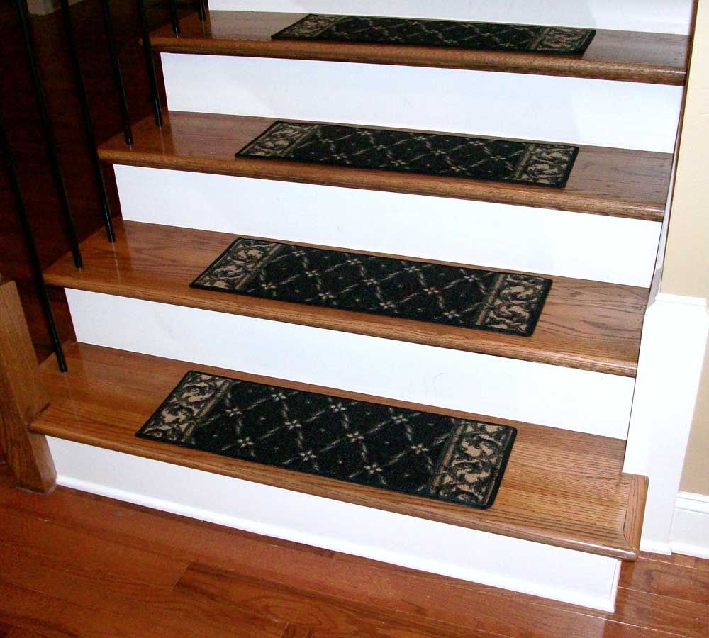Entry Mudroom Perfect Ideas Using Stair Tread Rugs For Home Within Staircase Tread Rugs (Photo 1 of 20)